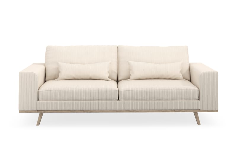 Copenhagen 3-sits Manchestersoffa - Beige - Möbler - Vardagsrum - Soffor - 3-sits soffor