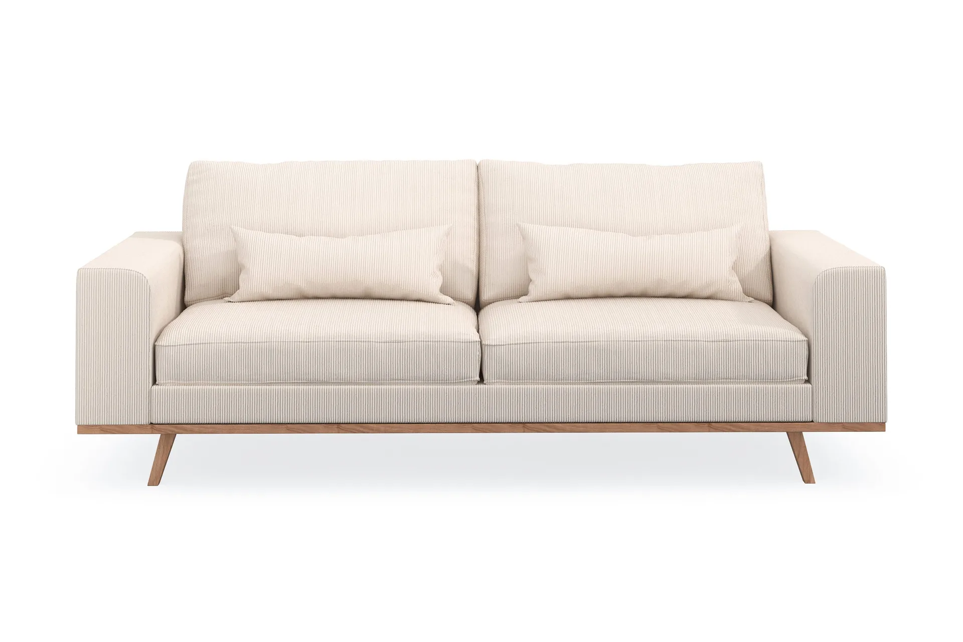 copenhagen 3-sits manchestersoffa - beige