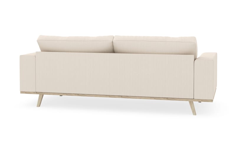 Copenhagen 3-sits Manchestersoffa - Beige - Möbler - Vardagsrum - Soffor - 3-sits soffor