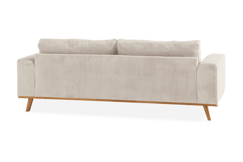 Copenhagen 3-sits Manchestersoffa - Beige - Möbler - Vardagsrum - Soffor - 3-sits soffor