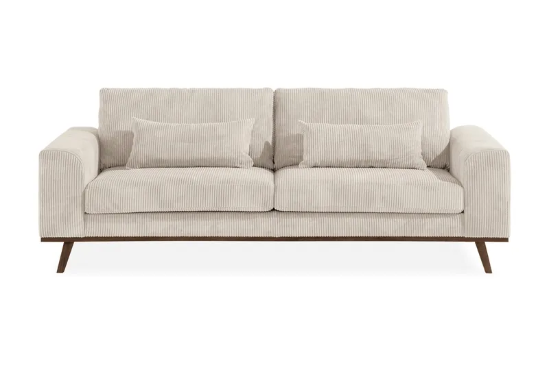 Copenhagen 3-sits Manchestersoffa - Beige - Möbler - Vardagsrum - Soffor - 3-sits soffor