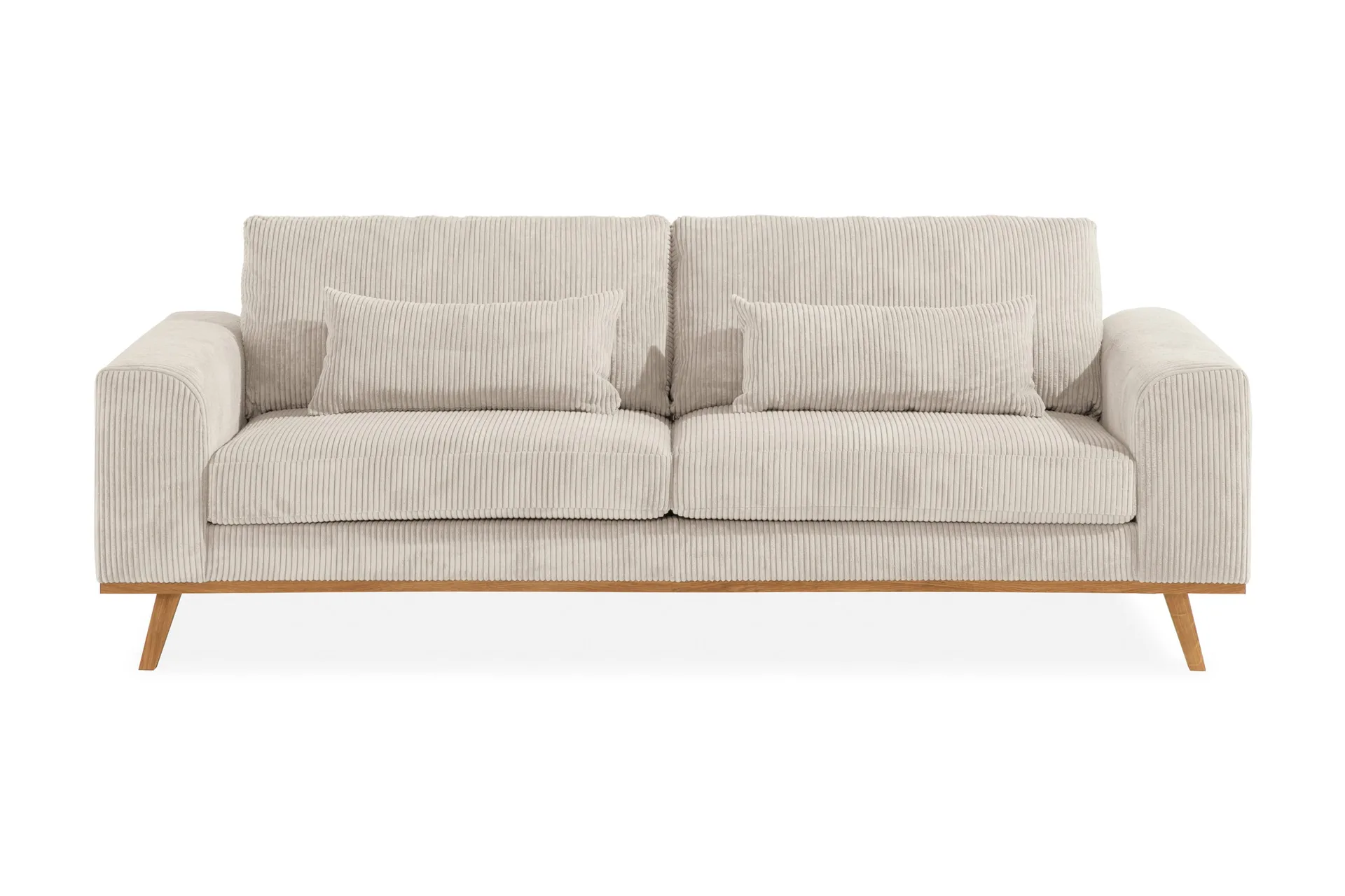 copenhagen 3-sits manchestersoffa - beige