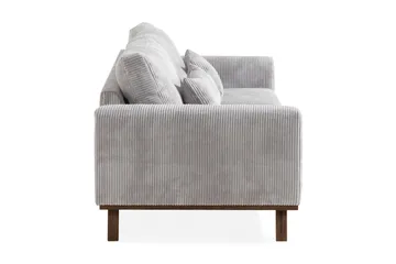 Copenhagen 3-sits Manchestersoffa - Ljusgrå - Möbler - Vardagsrum - Soffor - 3-sits soffor