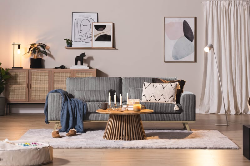 Copenhagen 3-sits Manchestersoffa - Mörkgrå - Möbler - Vardagsrum - Soffor - 3-sits soffor