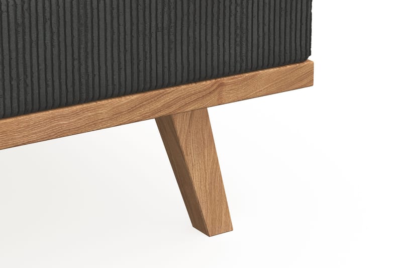 Copenhagen 3-sits Manchestersoffa - Mörkgrå - Möbler - Vardagsrum - Soffor - 3-sits soffor