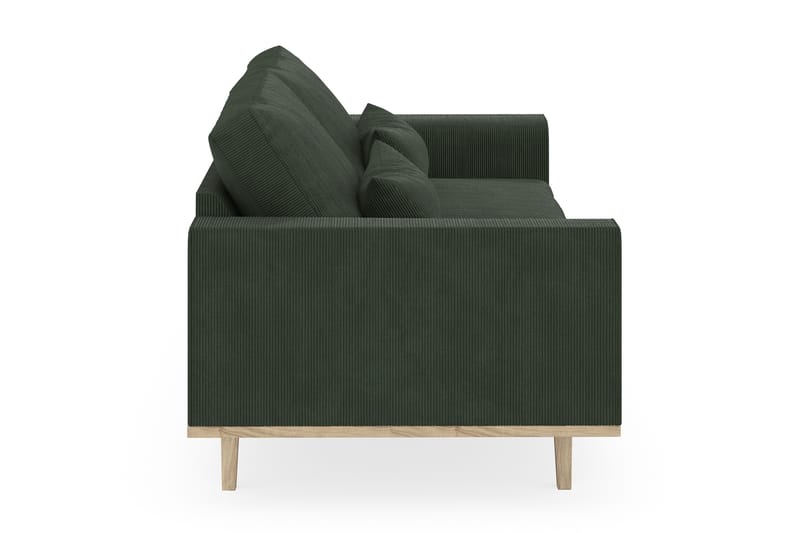 Copenhagen 3-sits Manchestersoffa - Mörkgrön - Möbler - Vardagsrum - Soffor - 3-sits soffor