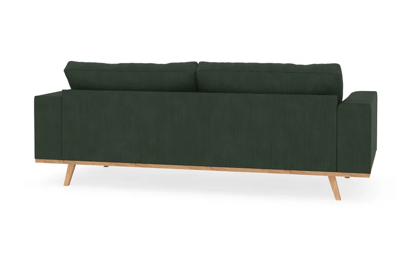 Copenhagen 3-sits Manchestersoffa - Mörkgrön - Möbler - Vardagsrum - Soffor - 3-sits soffor