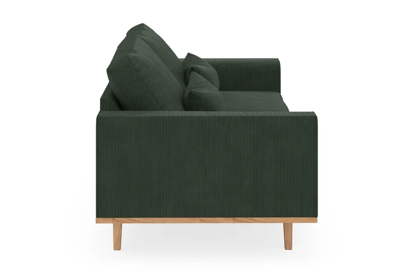 Copenhagen 3-sits Manchestersoffa - Mörkgrön - Möbler - Vardagsrum - Soffor - 3-sits soffor