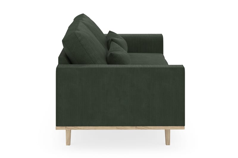 Copenhagen 3-sits Manchestersoffa - Mörkgrön - Möbler - Vardagsrum - Soffor - 3-sits soffor