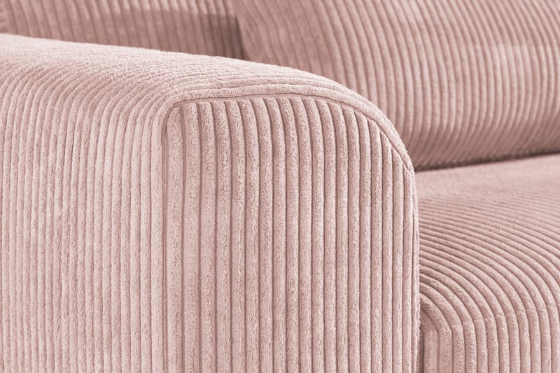 Copenhagen 3-sits Manchestersoffa - Rosa - Möbler - Vardagsrum - Soffor - 3-sits soffor