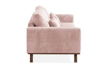 Copenhagen 3-sits Manchestersoffa - Rosa - Möbler - Vardagsrum - Soffor - 3-sits soffor