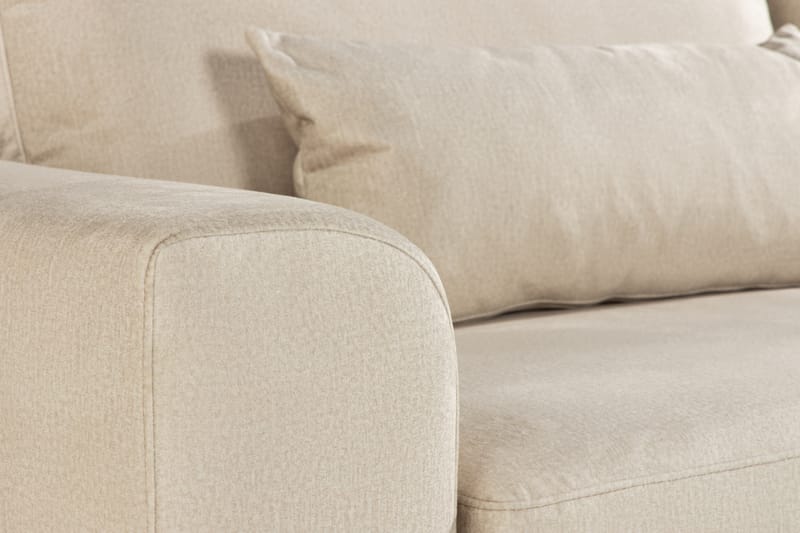 Copenhagen 3-sits Sammetssoffa - Beige - Möbler - Vardagsrum - Soffor - 3-sits soffor