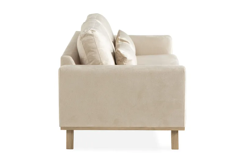 Copenhagen 3-sits Sammetssoffa - Beige - Möbler - Vardagsrum - Soffor - 3-sits soffor