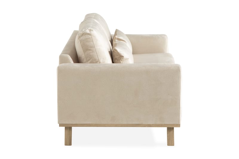Copenhagen 3-sits Sammetssoffa - Beige - Möbler - Vardagsrum - Soffor - 3-sits soffor