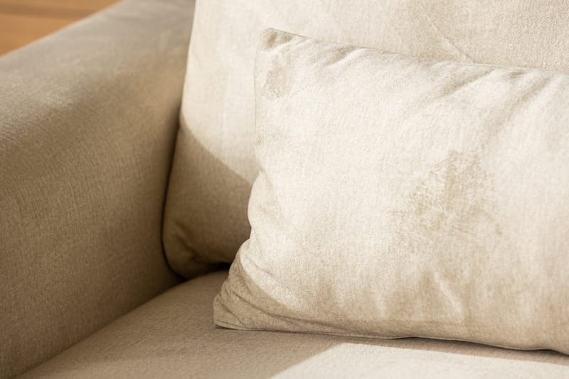 Copenhagen 3-sits Sammetssoffa - Beige - Möbler - Vardagsrum - Soffor - 3-sits soffor