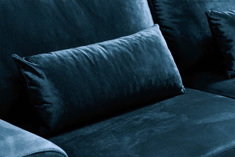 Copenhagen 3-sits Sammetssoffa - Blå - Möbler - Vardagsrum - Soffor - 3-sits soffor