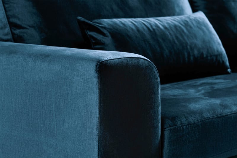 Copenhagen 3-sits Sammetssoffa - Blå - Möbler - Vardagsrum - Soffor - 3-sits soffor
