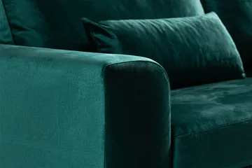 Copenhagen 3-sits Sammetssoffa - Grön - Möbler - Vardagsrum - Soffor - 3-sits soffor