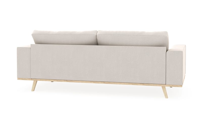 Copenhagen 3-sits Sammetssoffa - Krämvit - Möbler - Vardagsrum - Soffor - 3-sits soffor
