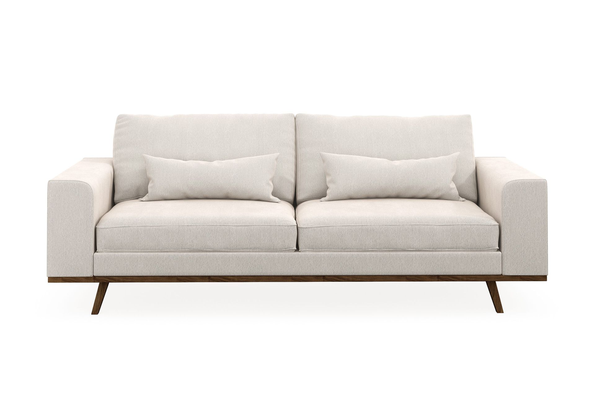 Copenhagen 3-sits Sammetssoffa - Kr&auml;mvit