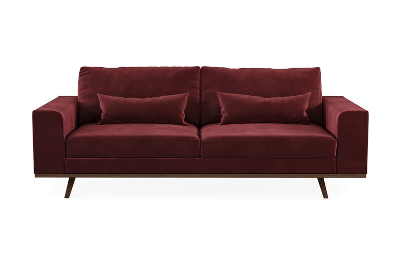 Copenhagen 3-sits Sammetssoffa - Lila - Möbler - Vardagsrum - Soffor - 3-sits soffor
