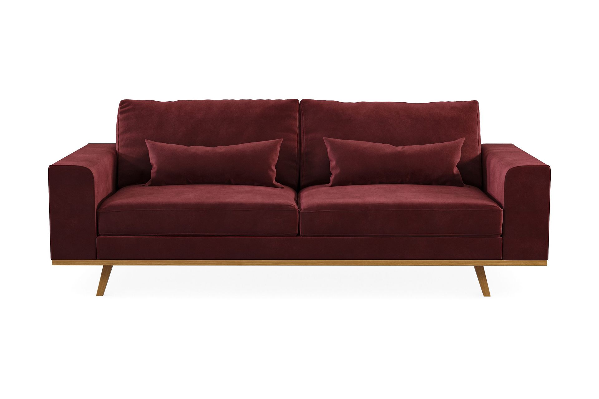 Copenhagen 3-sits Sammetssoffa - Lila