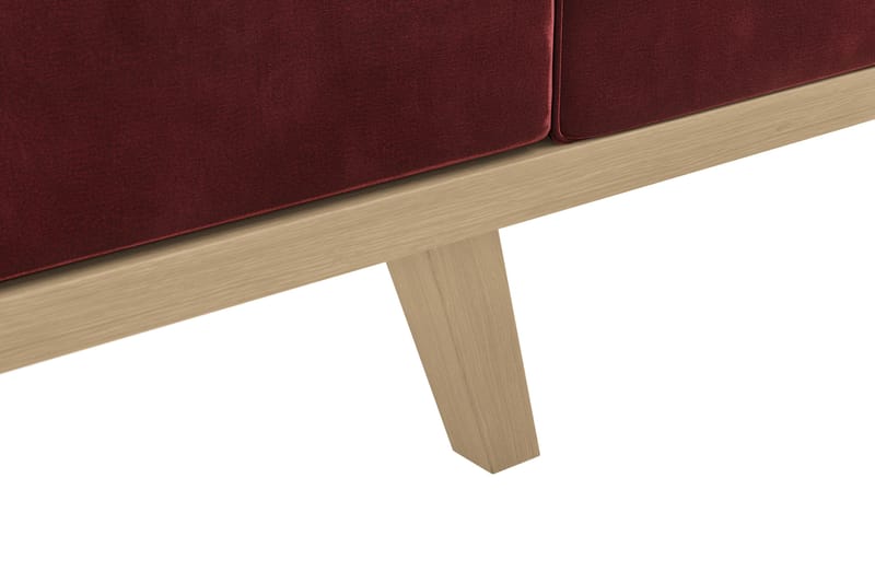 Copenhagen 3-sits Sammetssoffa - Lila - Möbler - Vardagsrum - Soffor - 3-sits soffor