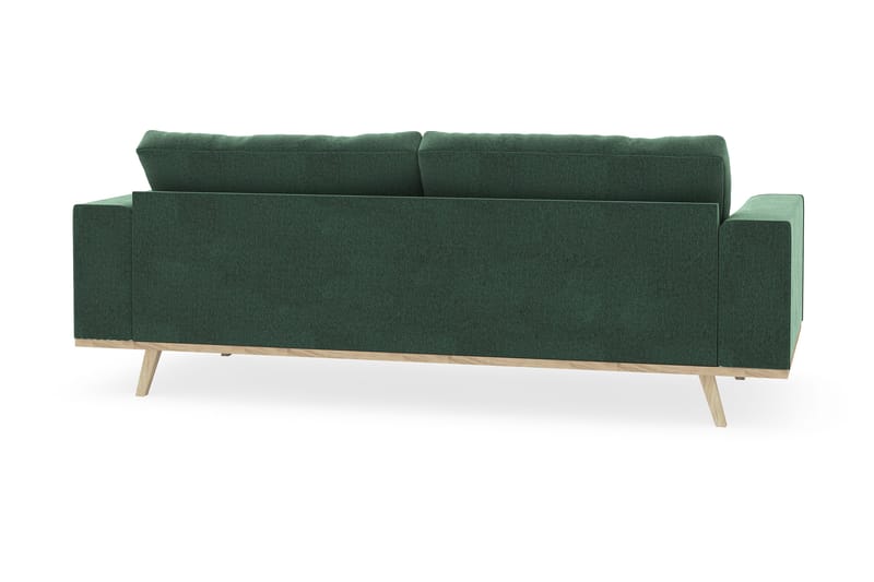 Copenhagen 3-sits Sammetssoffa - Mörkgrön - Möbler - Vardagsrum - Soffor - 3-sits soffor