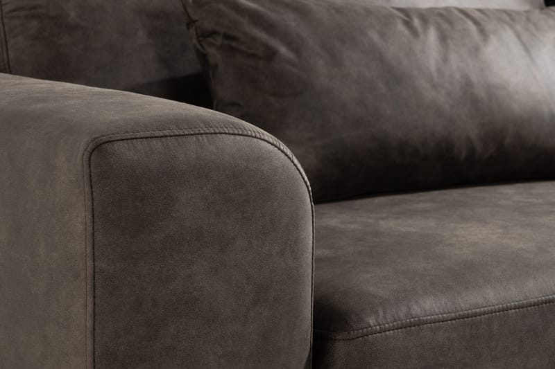 Copenhagen 3-sits Soffa i Konstläder - Mörkgrå - Möbler - Vardagsrum - Soffor - 3-sits soffor