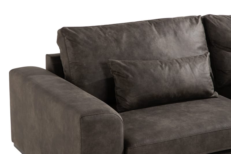 Copenhagen 3-sits Soffa i Konstläder - Mörkgrå - Möbler - Vardagsrum - Soffor - 3-sits soffor