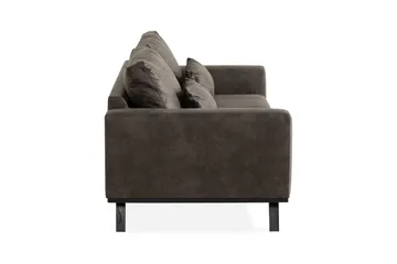 Copenhagen 3-sits Soffa i Konstläder - Mörkgrå - Möbler - Vardagsrum - Soffor - 3-sits soffor