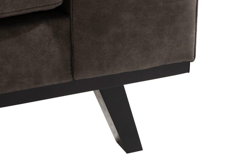 Copenhagen 3-sits Soffa i Konstläder - Mörkgrå - Möbler - Vardagsrum - Soffor - 3-sits soffor