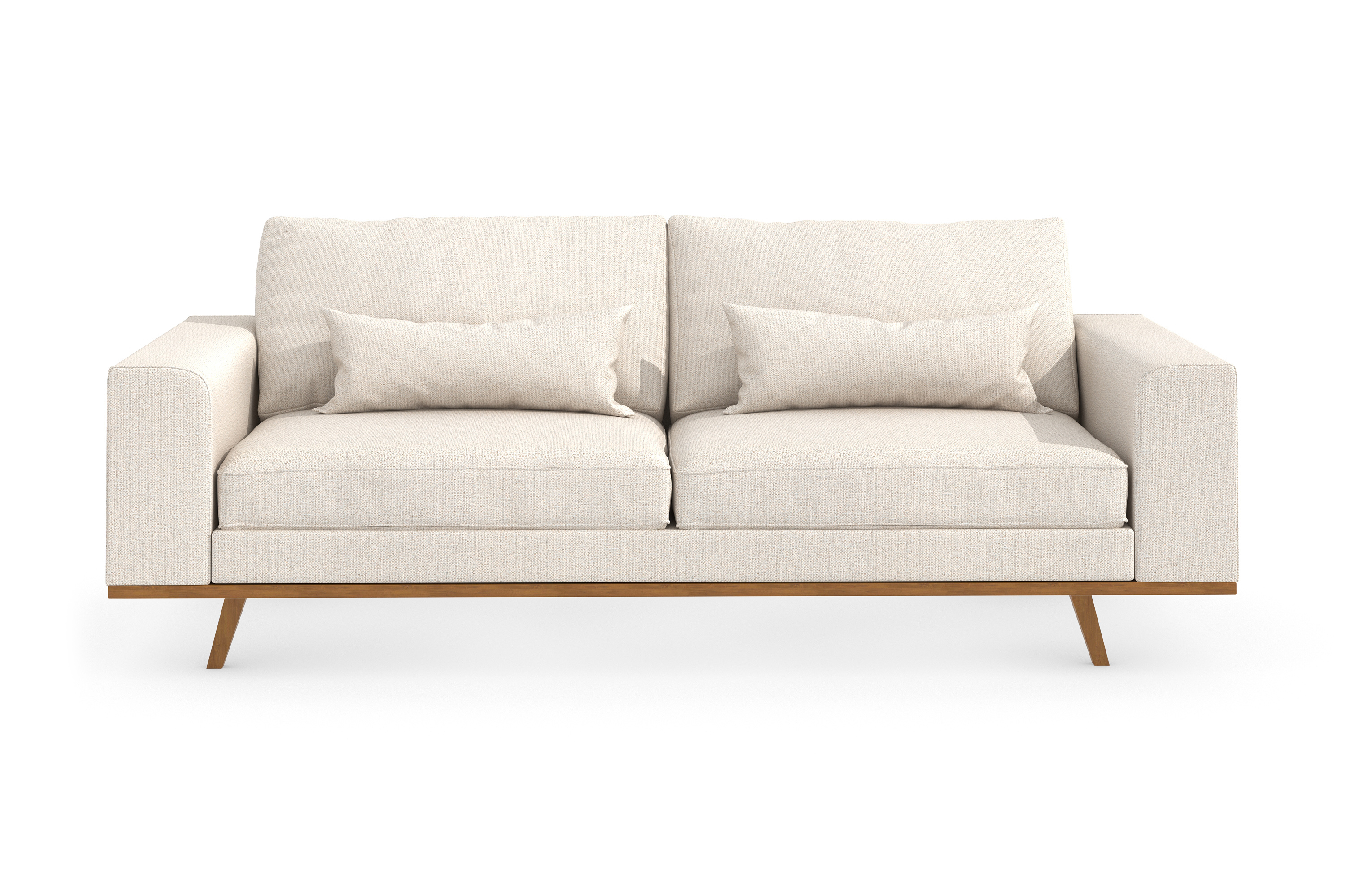 copenhagen 3-sits tygsoffa - beige
