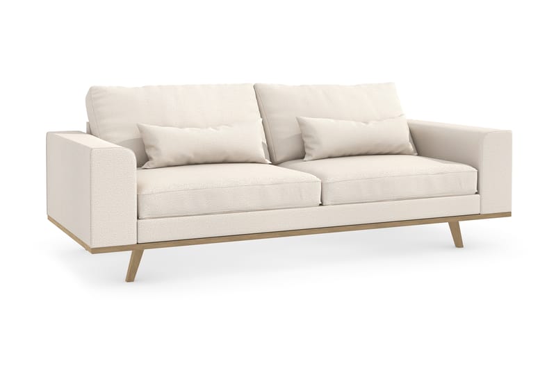 Copenhagen 3-sits Tygsoffa - Beige - Möbler - Vardagsrum - Soffor - 3-sits soffor