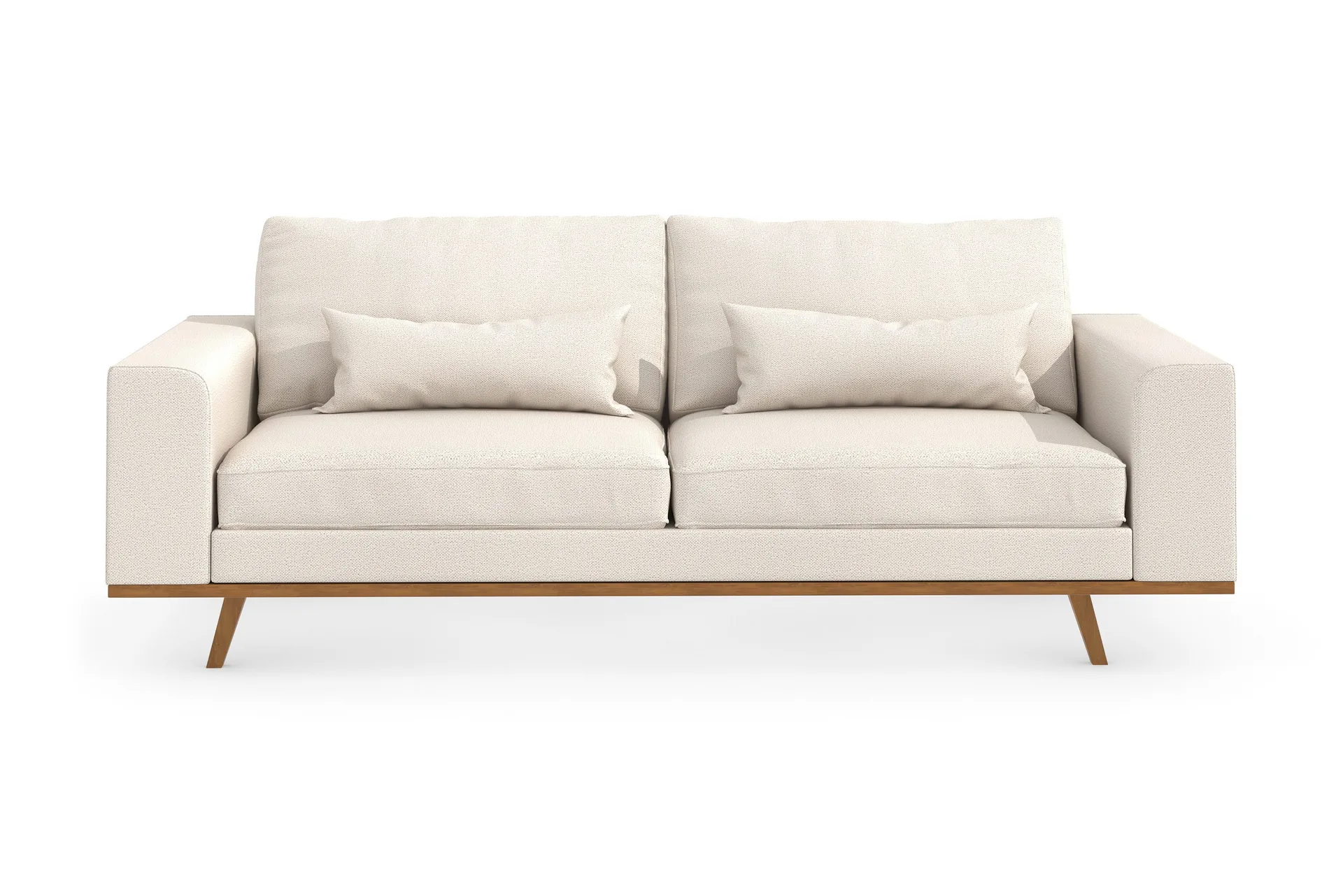 copenhagen 3-sits tygsoffa - beige