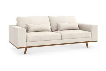 Copenhagen 3-sits Tygsoffa - Beige - Möbler - Vardagsrum - Soffor - 3-sits soffor