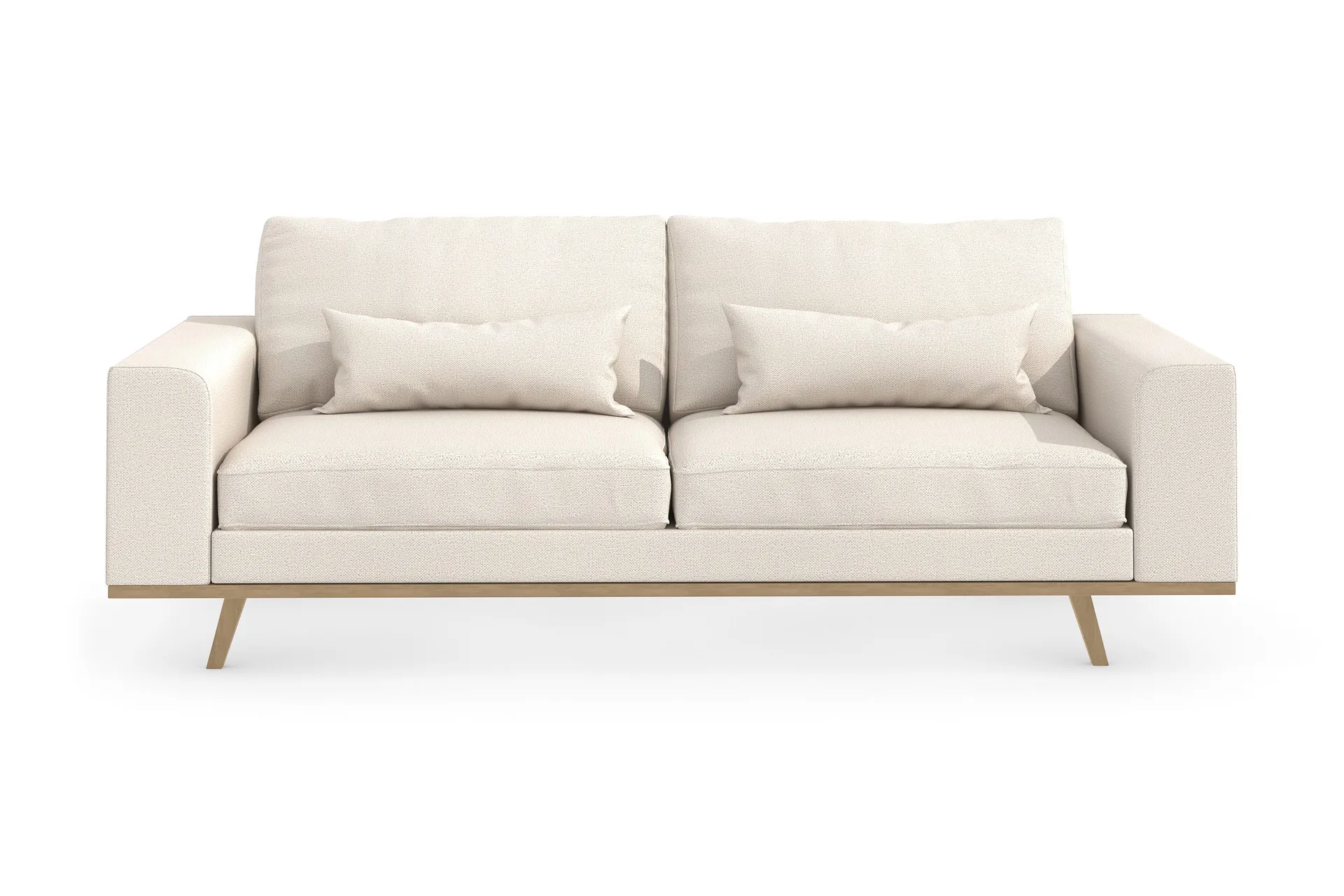 copenhagen 3-sits tygsoffa - beige