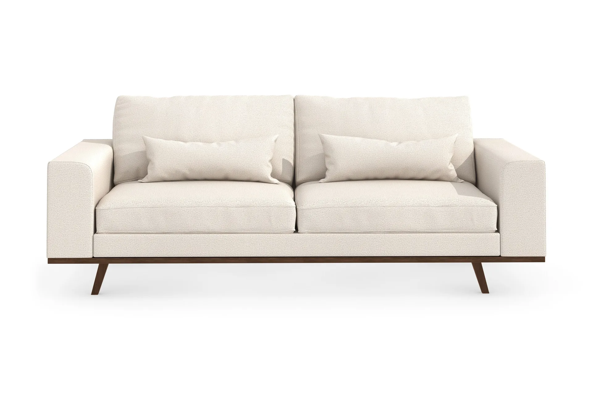 copenhagen 3-sits tygsoffa - beige
