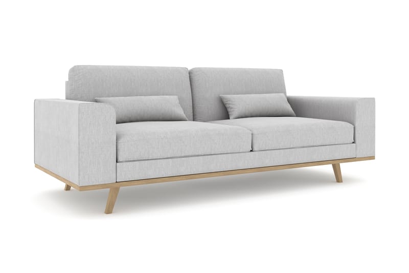 Copenhagen 3-sits Tygsoffa - Grå - Möbler - Vardagsrum - Soffor - 3-sits soffor