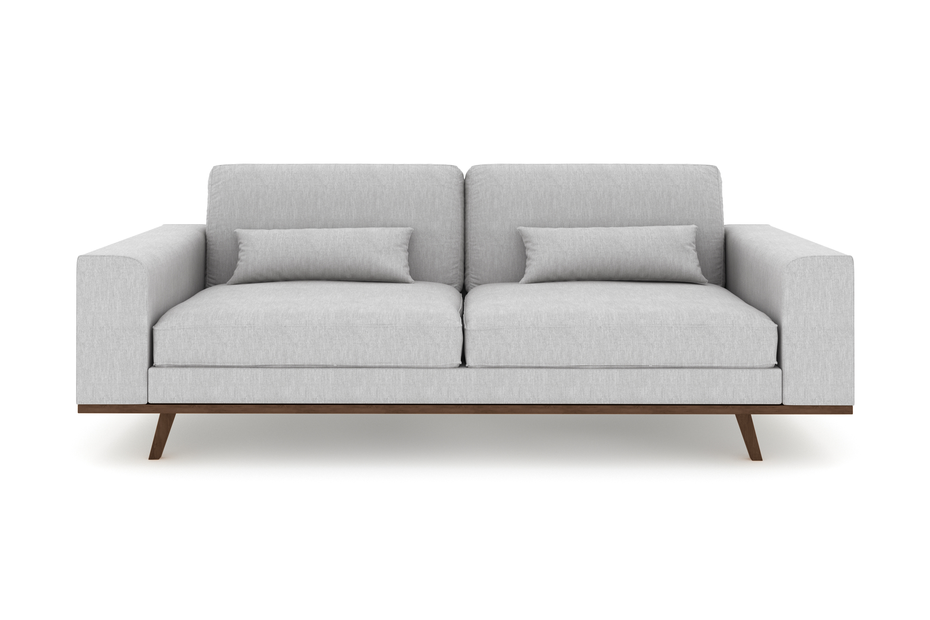 copenhagen 3-sits tygsoffa - grå