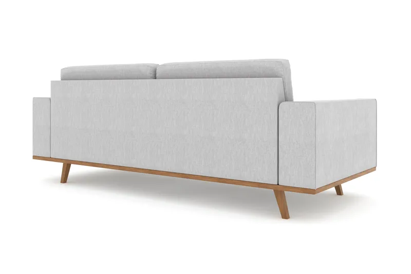 Copenhagen 3-sits Tygsoffa - Ljusgrå - Möbler - Vardagsrum - Soffor - 3-sits soffor