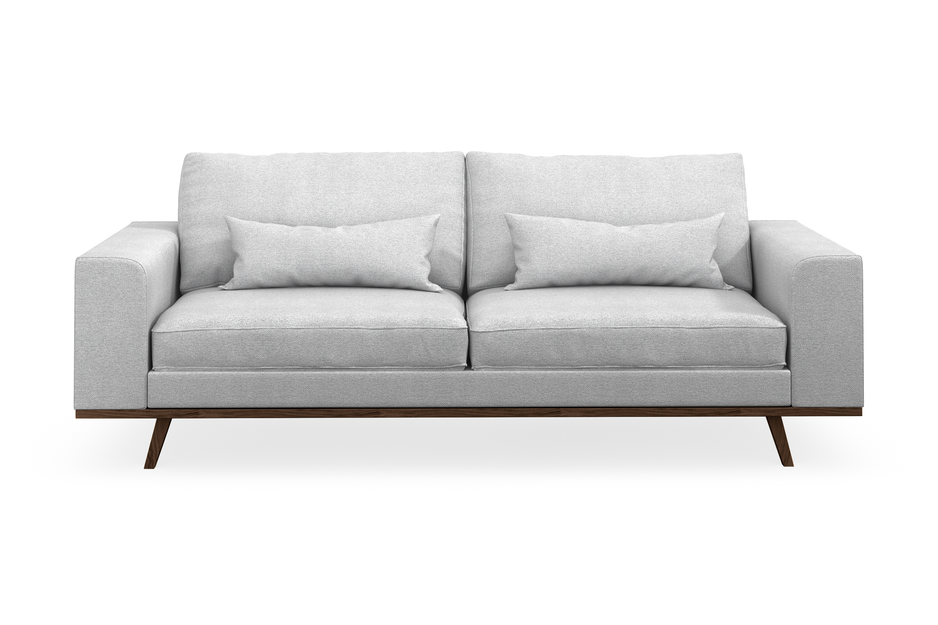 copenhagen 3-sits tygsoffa - ljusgrå