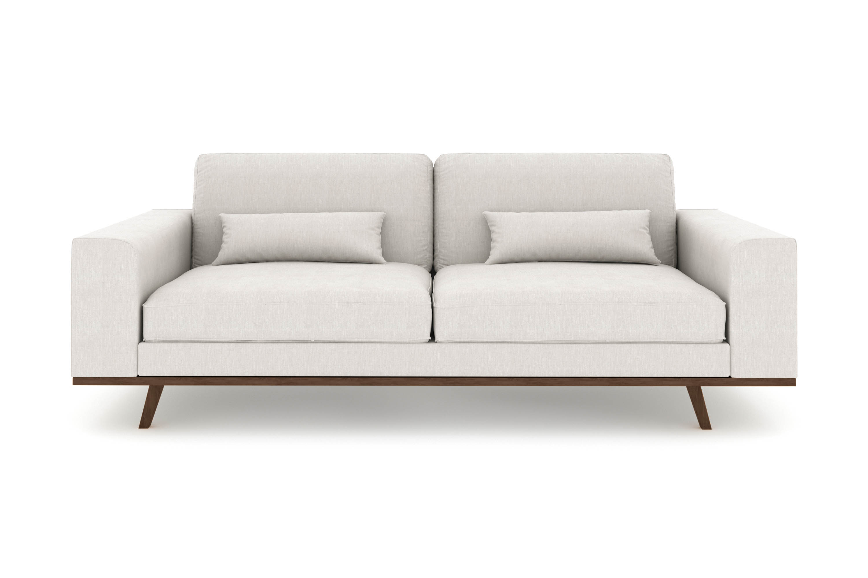 copenhagen 3-sits tygsoffa - ljusgrå