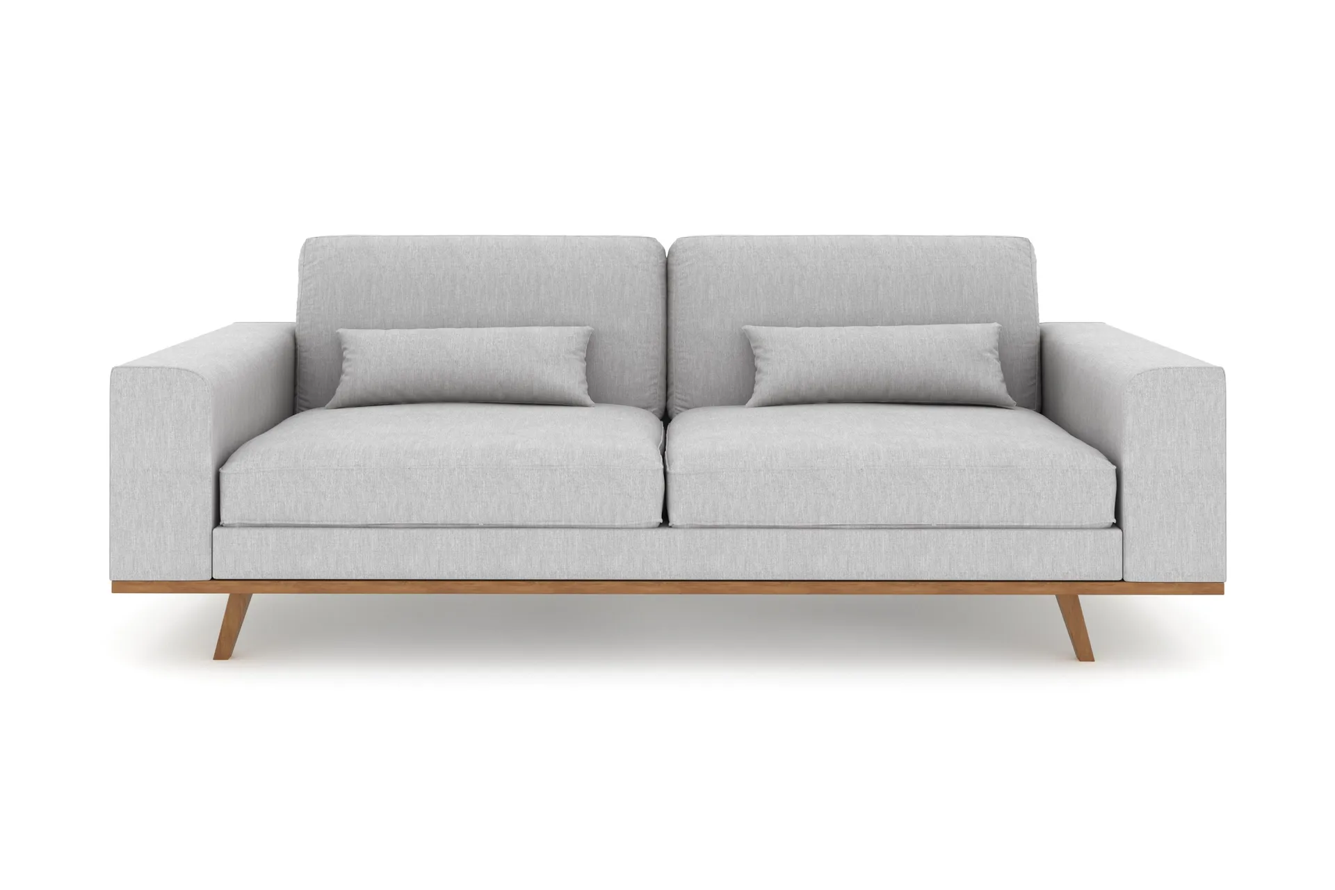 copenhagen 3-sits tygsoffa - ljusgrå