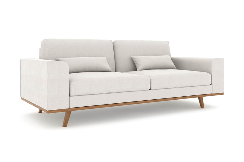 Copenhagen 3-sits Tygsoffa - Ljusgrå - Möbler - Vardagsrum - Soffor - 3-sits soffor