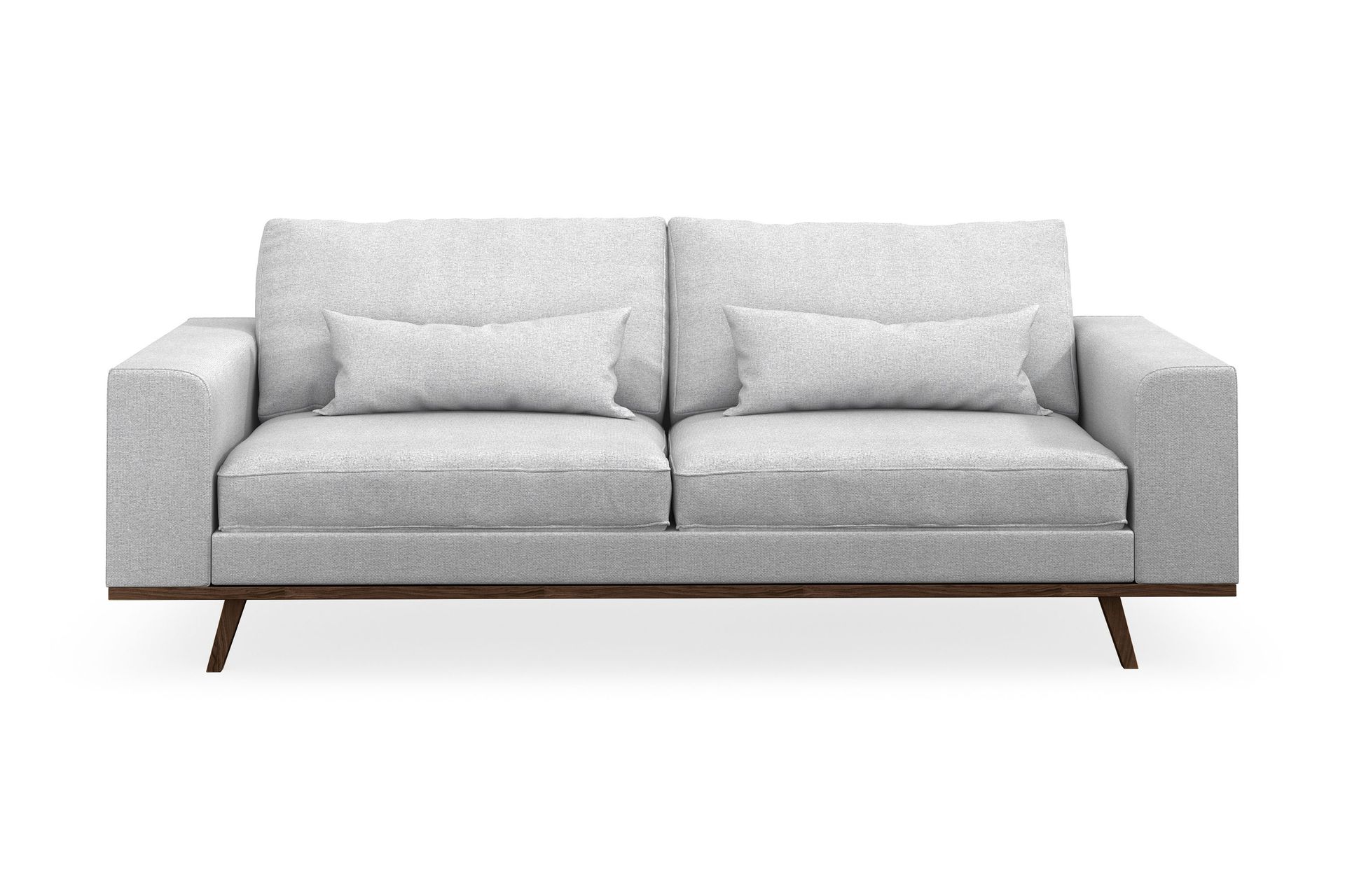 copenhagen 3-sits tygsoffa - ljusgrå