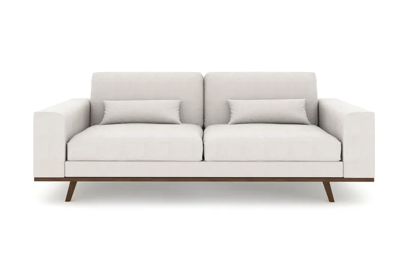 Copenhagen 3-sits Tygsoffa - Ljusgrå - Möbler - Vardagsrum - Soffor - 3-sits soffor