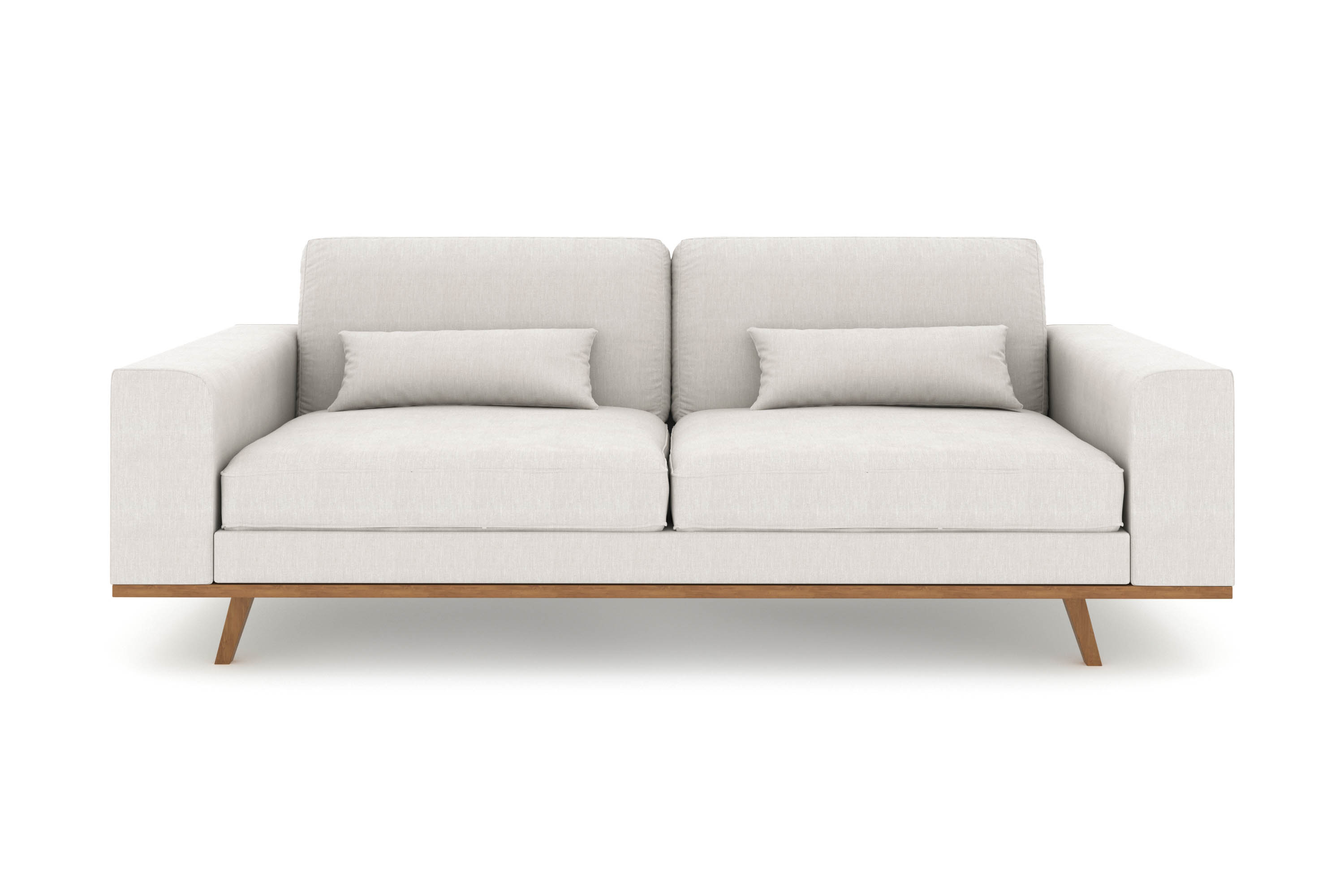 copenhagen 3-sits tygsoffa - ljusgrå