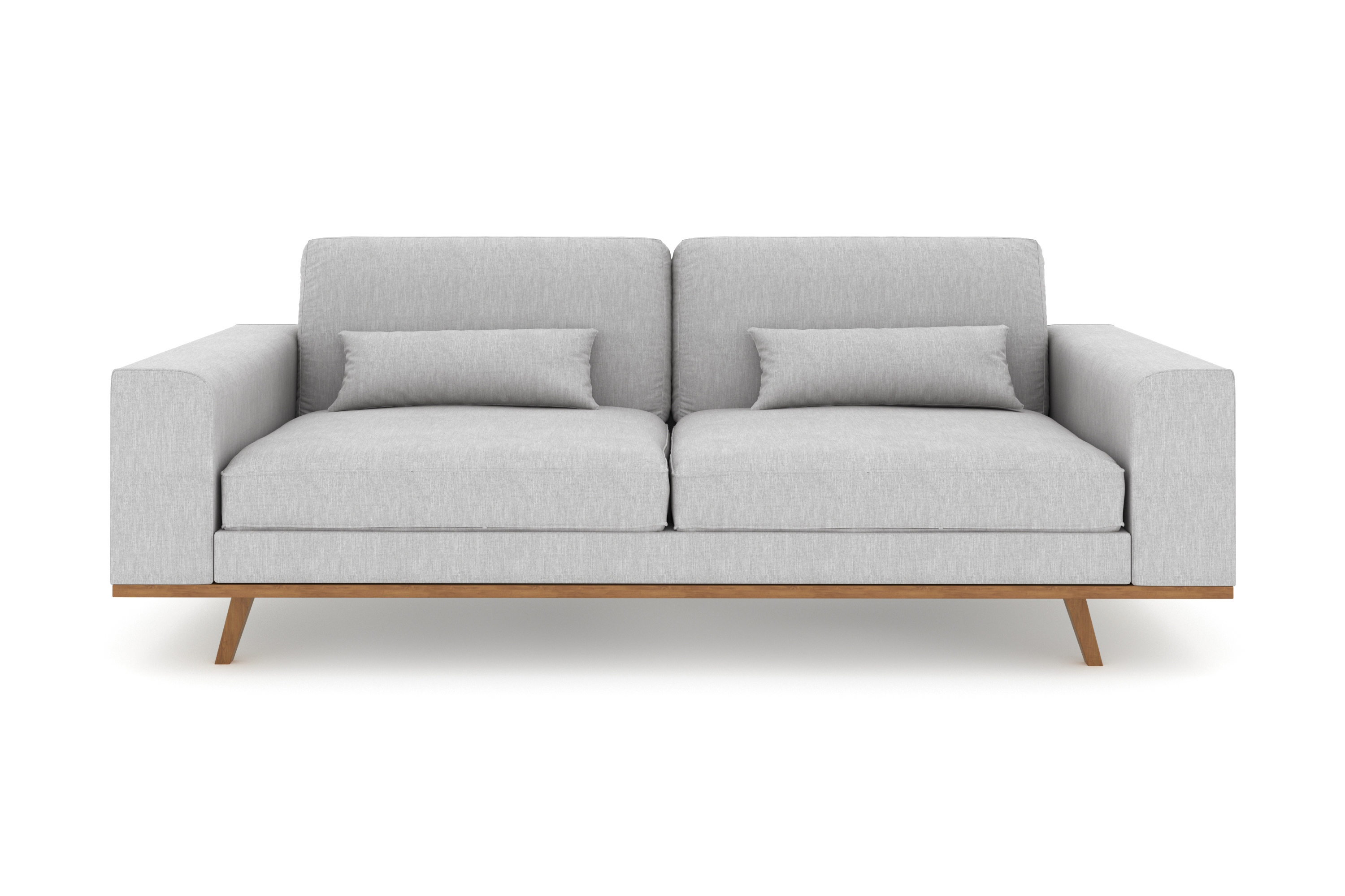 copenhagen 3-sits tygsoffa - ljusgrå