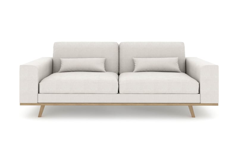 Copenhagen 3-sits Tygsoffa - Ljusgrå - Möbler - Vardagsrum - Soffor - 3-sits soffor